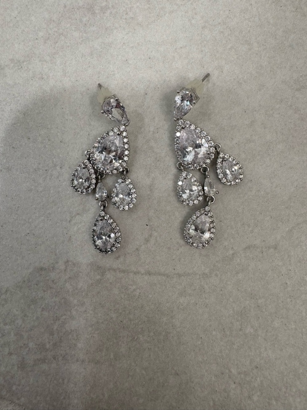 Fashion Costume Chandelier Rhinestone Lightweight Earrings